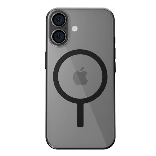 Image of GRIPP Flex Case Compatible with Mag-Safe for iPhone 17 | 6ft Drop-Tested with D30 Tech, Transparent Back, Scratch Resistant, Anti-Yellowing, Raised Camera Edges, Anti-Slip Back Cover - Black
