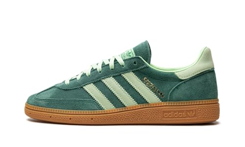 adidas WMNS Handball Spezial Shoes, Collegiate Green/Semi Green Spark/Gum, Size 8
