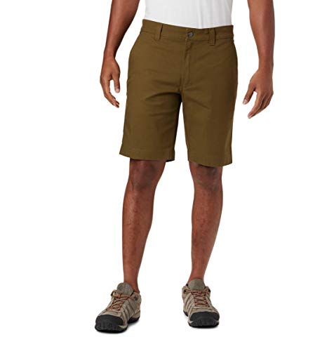 Columbia Men's Flex ROC Comfort Stretch Casual Short, New Olive, 42x10