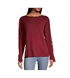 OSCALITO Oscalito Pull avec Manches en Dentelle Bordeaux Taille FR 2