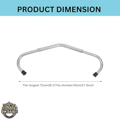 Image of DM DASII Heavy-Duty Anti-Kick Bar for Animals - Livestock & Horse Stall Guard, Durable Steel Protection, Easy Install, Prevents Kicking Injuries - Ideal for Barns, Farms & Stables