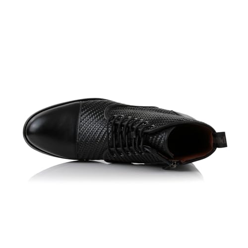 Image of Polar Fox Men's Ankle Dress Boots | Lace-up Casual Fashion Boot Collection | Cap Toe & Plain Toe Styles |