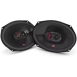 Ventilador Jbl Juego de altavoces JBL Stage3 9637 de 3 vías para coche de Harman Kardon, altavoces para coche de 375 vatios, caja JBL ovalada grande de 152 mm x 230 mm (6 x 9 pulgadas), negro