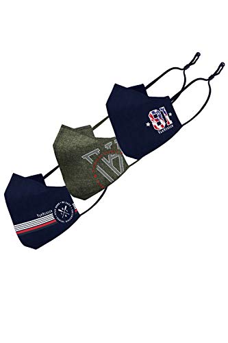 Image of Van Heusen Men 6 Layer Fashion Printed Reuseable Face Mask (Pack of 3)