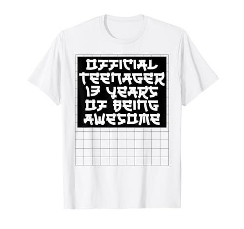 Retro 90s Japanese 13th Birthday Gifts Official Teenager Camiseta