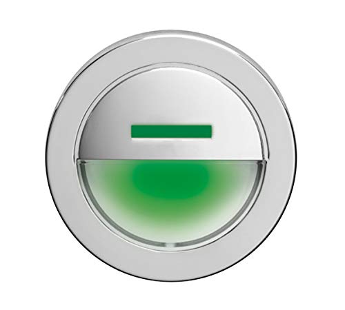 Balises ARAS A RC chrome 230V verte avec boîtier encastrable