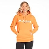 KLIM Women's Pullover Hoodie - Size Large - Golden Poppy - Papyrus