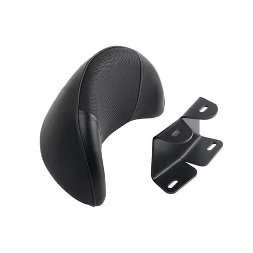 に適合する PCX125 PCX150 2014-2023 PCX160 2021-2023 バイク用 パッセンジャーバックレスト リアシートレスト バッククッションパッド(Black)