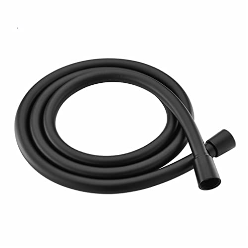 Manguera de ducha de PVC negro mate de 1.5m con conectores universales antitorsión 2