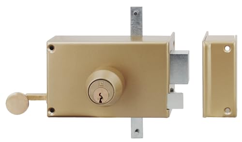 Serrure 3 points en applique MX4500 5 goupilles 5G horizontale tirage droite cylindre de 45mm - HERACLES - MX-4503-5G-1