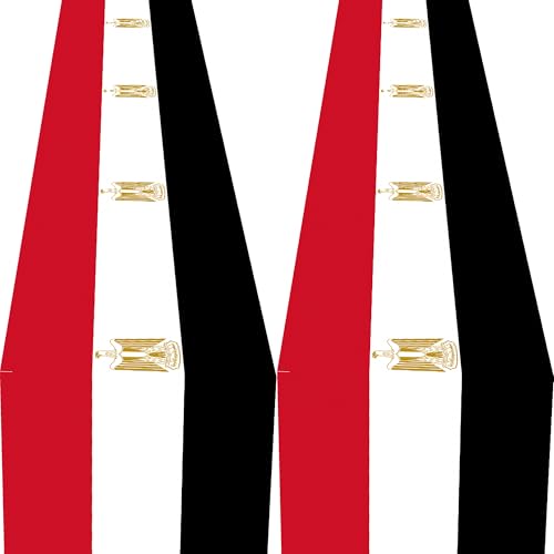 Atsmbiye 2 PCS Egypt Table Runner Pharaoh Themed Birthday Ancient Egypt Party Supplies Decorations Favors Tablecloth Table Cover