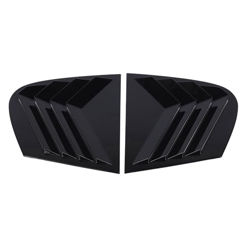 Contraventana Lateral para Ventanilla Trasera, Color Negro Brillante, Resistente a la Intemperie, Construcción Robusta para Serie 1 E87 de 2005 a 2011