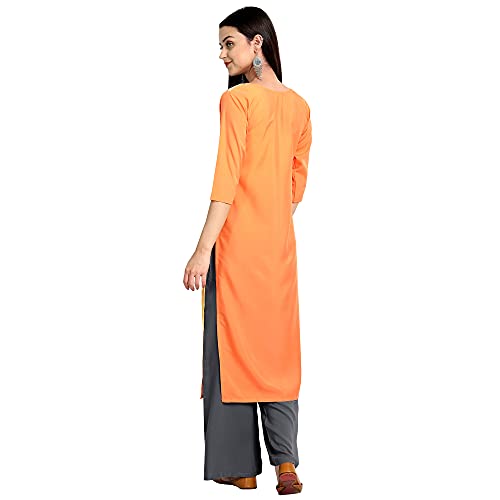 Image of Women's Crepe Straight Kurta