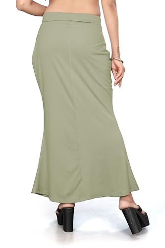 Image of Yashika Present Lycra Saree Shapewear Petticoat for Women||Straight Fit Petticoat Saree Silhouette Shape Wear Dress for Saree|| AZ-YS-OG-SHAPER-P