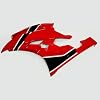 ZXMOTO Motorcycle Fairing Kit for 2006 2007 YAMAHA YZF R6 Injection ABS Plastic Bodywork Fairings (Red&Black)