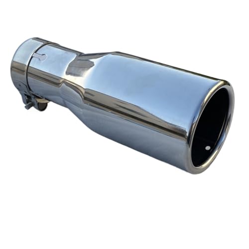 Enjoliveur d'échappement universel 63mm avec finition miroir pour voiture
