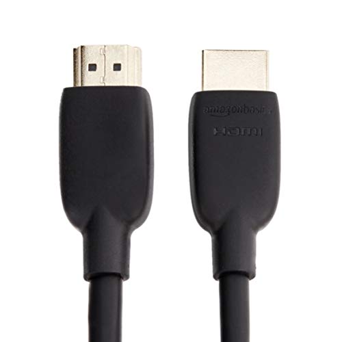 Image of Amazon Basics Ultra High Speed HDMI 2.1 Cable, 48Gbps, 8K@60Hz 4K@120Hz Certified, 10 Feet, Compatible with PS5 /Xbox /TV /Monitor, Black