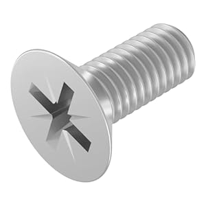 SECCARO Śruba wpuszczana M4 x 10 mm, 20 sztuk