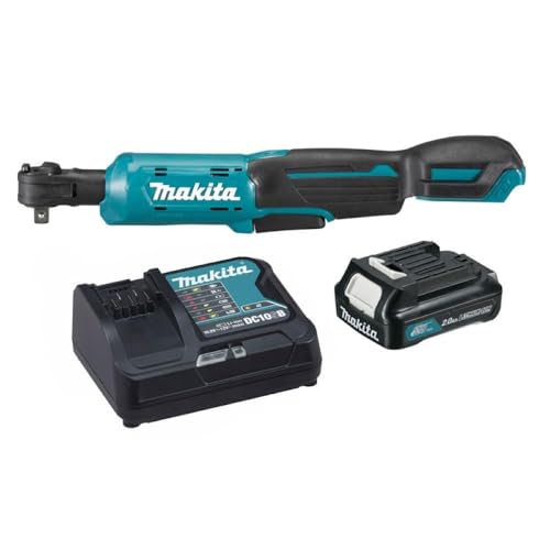 MAKITA CHAVE DE CATRACA A BATERIA 12V CXT COM BATERIA E CARREGADOR WR100DSA
