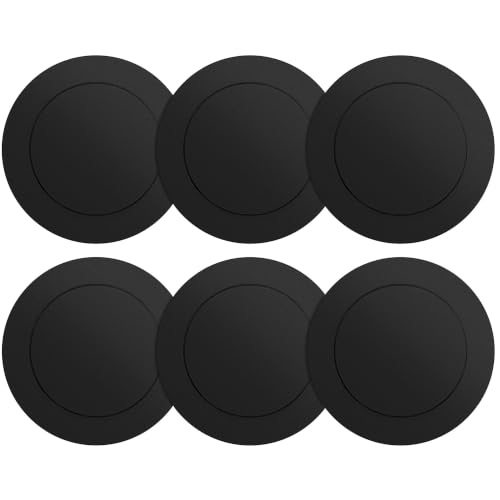 Image of Silicone Bottoms for YETI Rambler Bottle 12 /18 oz, Stanley Cup (2.28 inch 58mm) | 6 Pack Anti-Slip Rubber Pad, Scratch & Noise Reducing, Rubber Bottom Protective, BPA-Free, for Tumbler & Water Bottle
