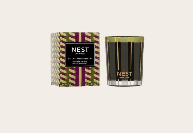 Nest New York Pistachio & Wild Fig Votive Candle + Bonus Sicilian Tangerine Body Cream, 30 ml