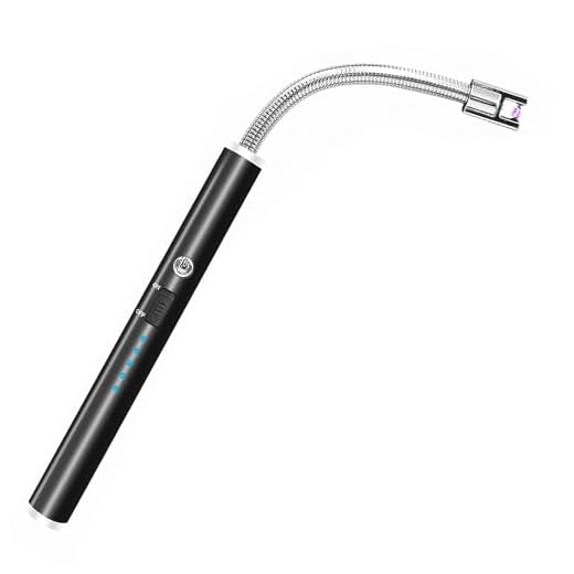 VISBY INDIA Electric Rechargeable Gas/Plasma Lighter, Flameless Windproof, USB, 360° Flexible Neck Arc Lighter for Kitchen, Barbecue, Candles, Gas Stove, Fireworks (Multicolor)