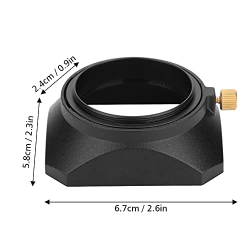 Parasol de 46 mm rectangular para filtro de lente de cámara de video digital 3