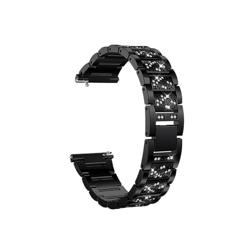 Bracelet en diamant pour montre Garmin Venu 3 3S 2 2S Vivomove HR acier 20mm