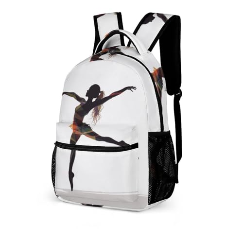 A Dancer Backpack for Travel, Ultra Durable Small Bookbag Lightweight Daypack for Women Men4