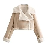 Estilo minimalista: Esta chaqueta mujer y abrigo diario para mujer tiene una apariencia minimalista, nítida y versátil, se integra fácilmente en su atuendo diario.
