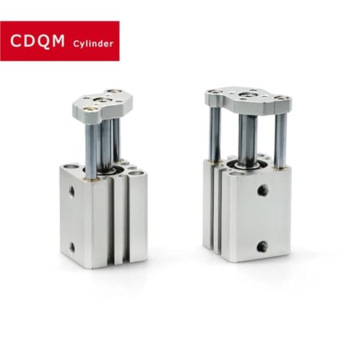 Vérin pneumatique CDQM50 de guidage à trois tiges et piston - 3