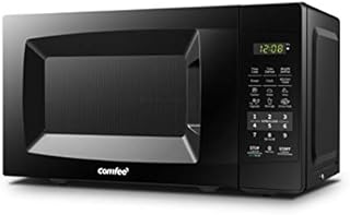 COMFEE' EM720CPL-PMB Countertop Microwave Oven with Sound On/Off, ECO Mode and Easy One-Touch Buttons, 0.7cu.ft, 700W, Black