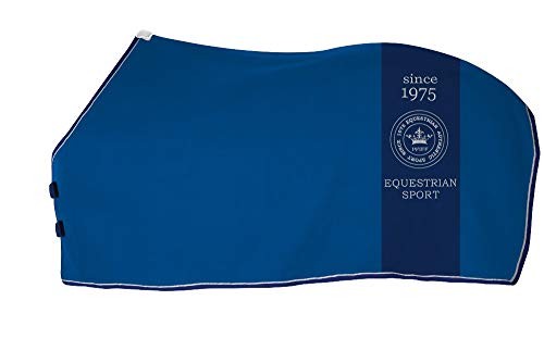 Couverture polaire bleu moyen 135 cm PFIFF Eika séchante equitation - 2