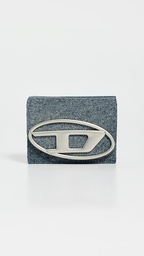 Diesel Women's 1DR Tri Fold Coin XS II Wallet, 420 - Medium Blue, One Size2