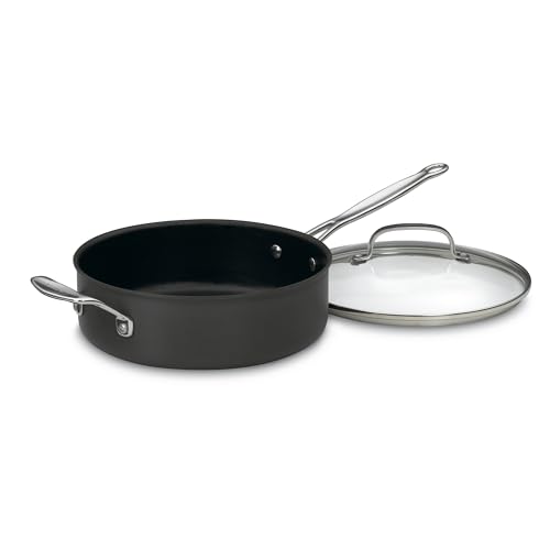 Cuisinart Chef's Classic™ Nonstick Hard Anodized 5.5 Quart Sauté Pan with Helper Handle & Cover, 633C-30H