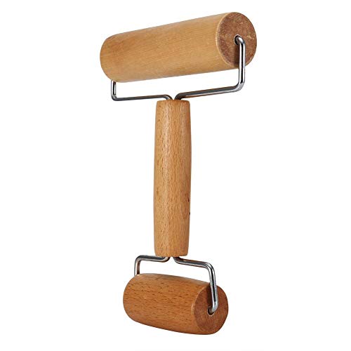 Rodillo de madera Rodillo para pizza, Mini rodillo Rodillo para masa Rodillo para masa Pizza Rodillo para pastelería Rodillo, fideos Fondant para tarta de huevo(style 1)