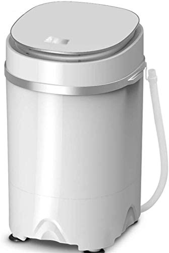 QUZHCP Tragbare Waschmaschine, Mini Waschmaschine, Elektrische Bewegliche Einzel Tub Waschmaschine Halbautomatische Waschmaschine Spinner, 38 X 37 X 62cm (Color : White) Cover