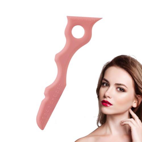 Arroopu Consejo de silicona, plantillas de contorno de cejas | Escudo de rímel multifuncional para sombra de ojos | Herramienta de aplicador de sombra de ojos de lápiz labial de la almohadilla de la