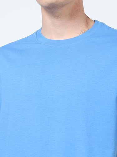 Image of Men's T-Shirts Ringspun Cotton Crew Neck Tee Shirts|Casual Wear T Shirt | Pre Shrunk with Panel Wash