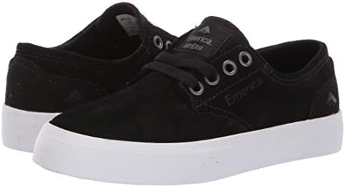 Emerica Boy's The Romero Laced Youth Skate Shoe, Black/White/Gum, 2c Medium US Big Kid | Image 6