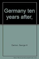 Germany ten years after, 0836956931 Book Cover