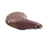 harayaa Bike Seat Cushion Retro Spring Cushion PU Leather Shock Absorber Bike Seat Cover