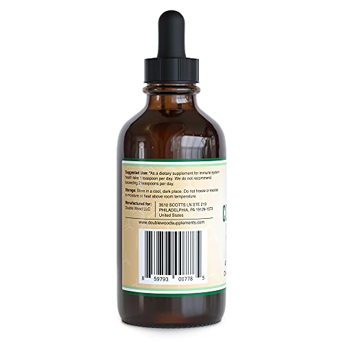 Colloidal Silver Liquid 20 Ppm - 4 Fl Oz (Plata Coloidal With Dropper) 99.9% Pure, Manufactured In The Usa, Gluten Free, Non-Gmo By Double Wood Supplements #TOP2