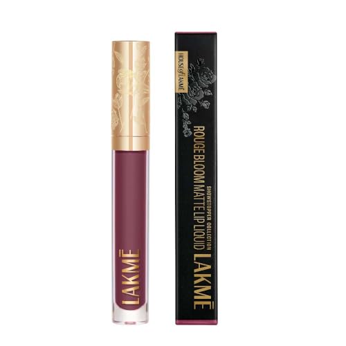 Image of Lakme Rouge Bloom Matte Lip Liquid Power Petal 304-3.5ml