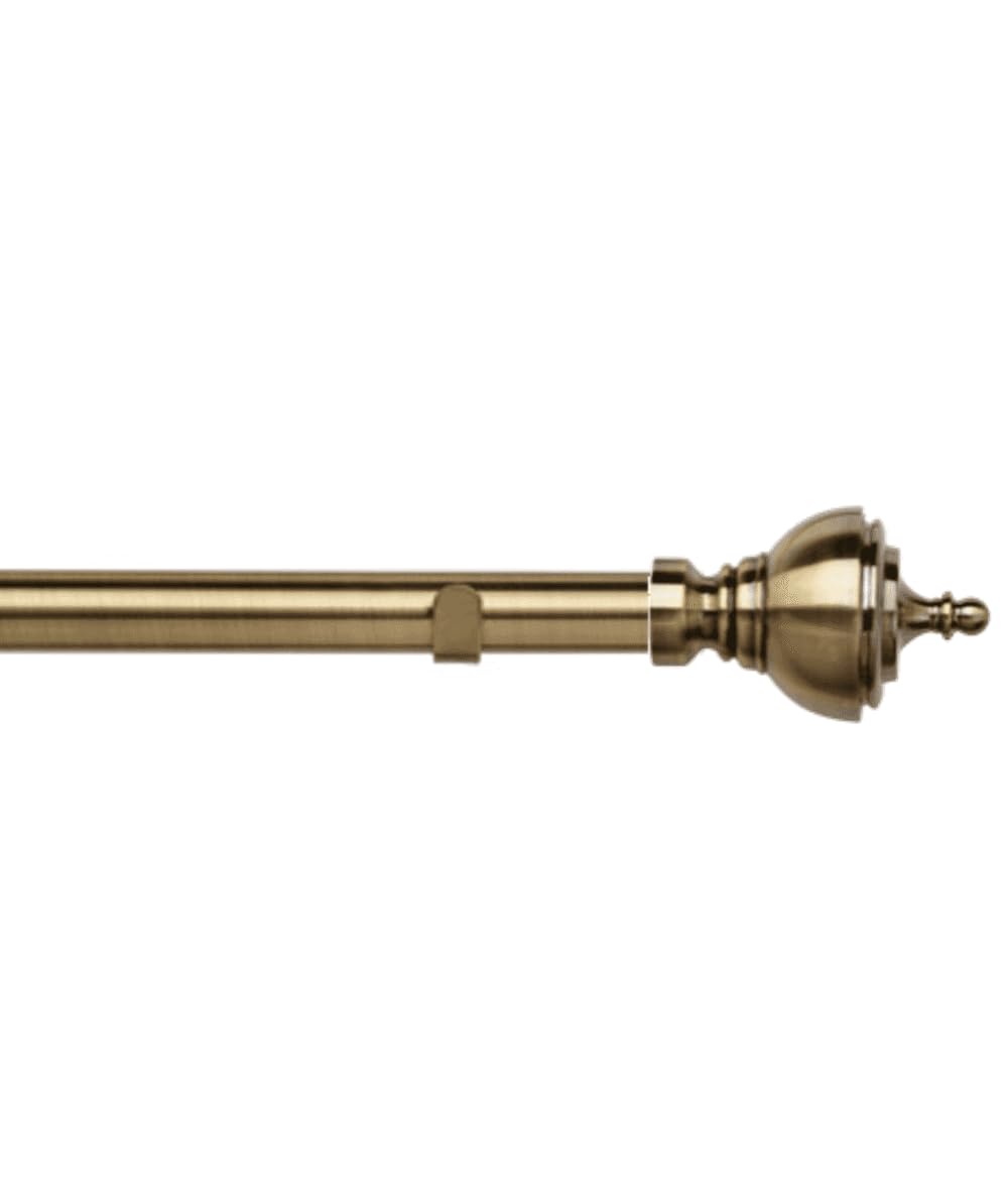 New Edge Blinds Metal Eyelet Curtain Pole Set - 28mm Diameter - 150cm - Gold