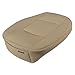 EDEALYN Front PU Leather Car Seat Cover Bottom Auto Seat Cover Seat Protector Cover for Four-Door Sedan & SUV Driver Seat (Width 20.8×deep 21×Thick 0.35 inch),1pcs (Beige-Tan-A)