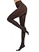 Produktbild CozyWow Damen Strumpfhose 80D Elastisch blickdichte Hoch Taille über 30 Farben(Coffee,L-XL)