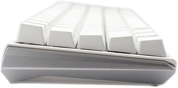 Ducky One 3 White 60% Mechanical Keyboard: Quack Mechanics Dampening, Hot-Swappable Cherry Red Switches, High-Density PBT Doubleshot Keycaps, RGB, US, White