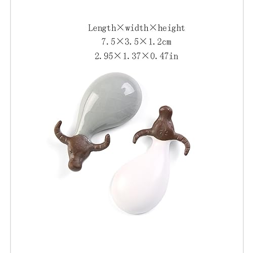 Thé en céramique de bureau en forme de vache pour décoration de maison - 3