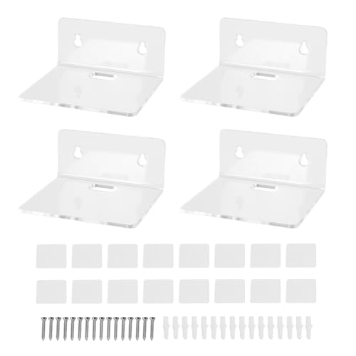 Estanterías acrílicas transparentes de diseño moderno multiusos para decoración 2